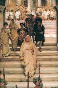 Sir Lawrence Alma-Tadema,OM.RA,RWS The Triumph of Titus by Lawrence Alma-Tadema